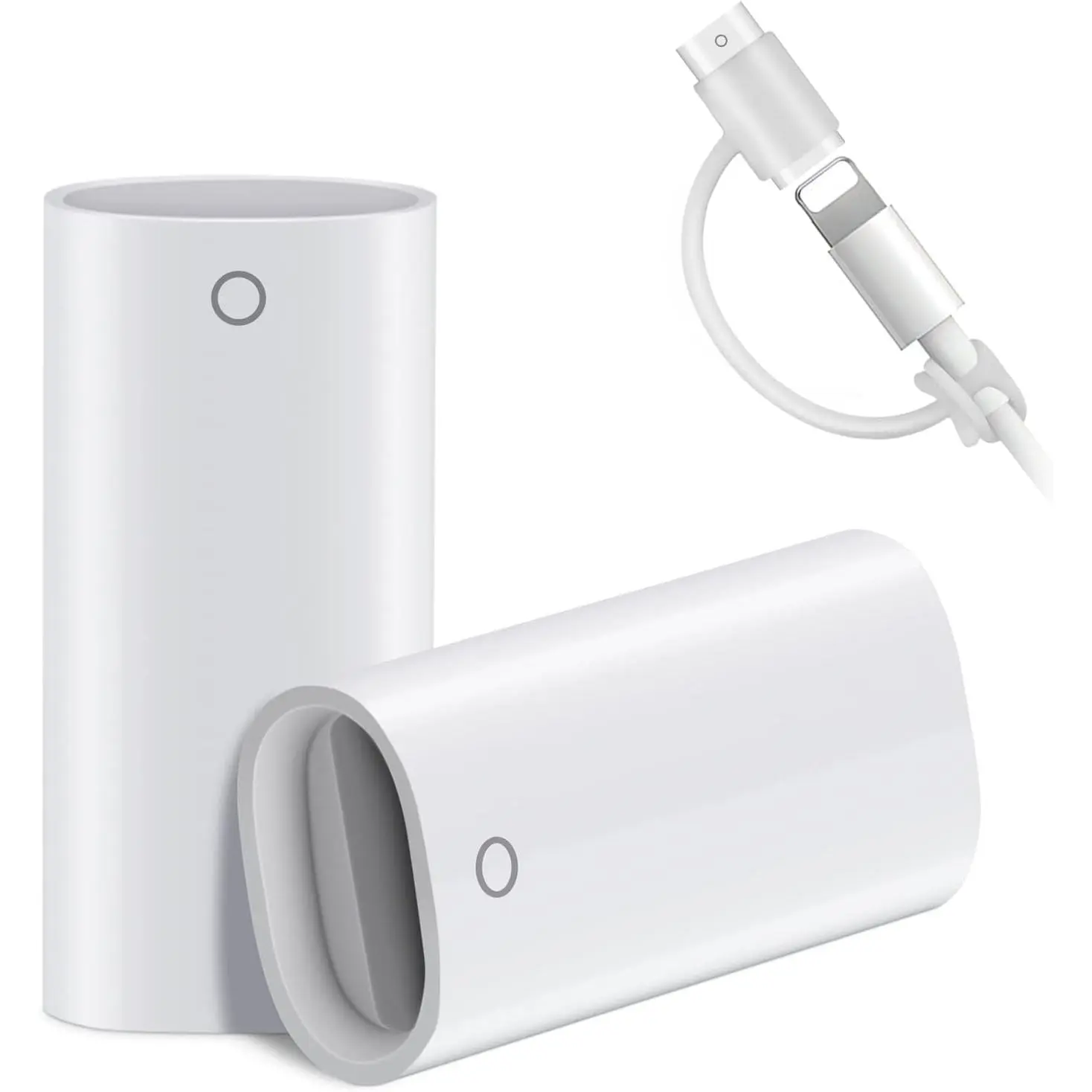 Charger Adapter Compatible with Apple Pencil 1st Generation, Female to Female Charging Connector for iPad Pen 1st Gen - 2 Pack
