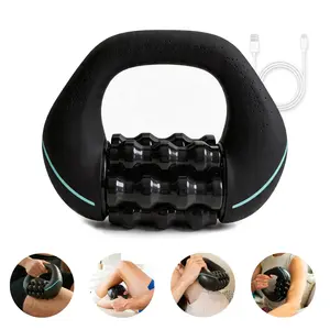 Electric Handheld Roller Massager, Lymphatic Drainage Cylinder, 3-Speed Wireless Body Massager, USB Charging, Back, Shoulder, Leg Care Tool, Muscle Relaxer, Mother's Day Gift
