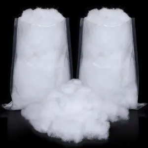 2 Bags Fake Snow Decoration Fluffy Artificial Cotton Fiber Fluffy Fake Clouds Soft Blanket for Crafts Mantle Village Christmas Winter Indoor Home Decoration(White)fidget toys