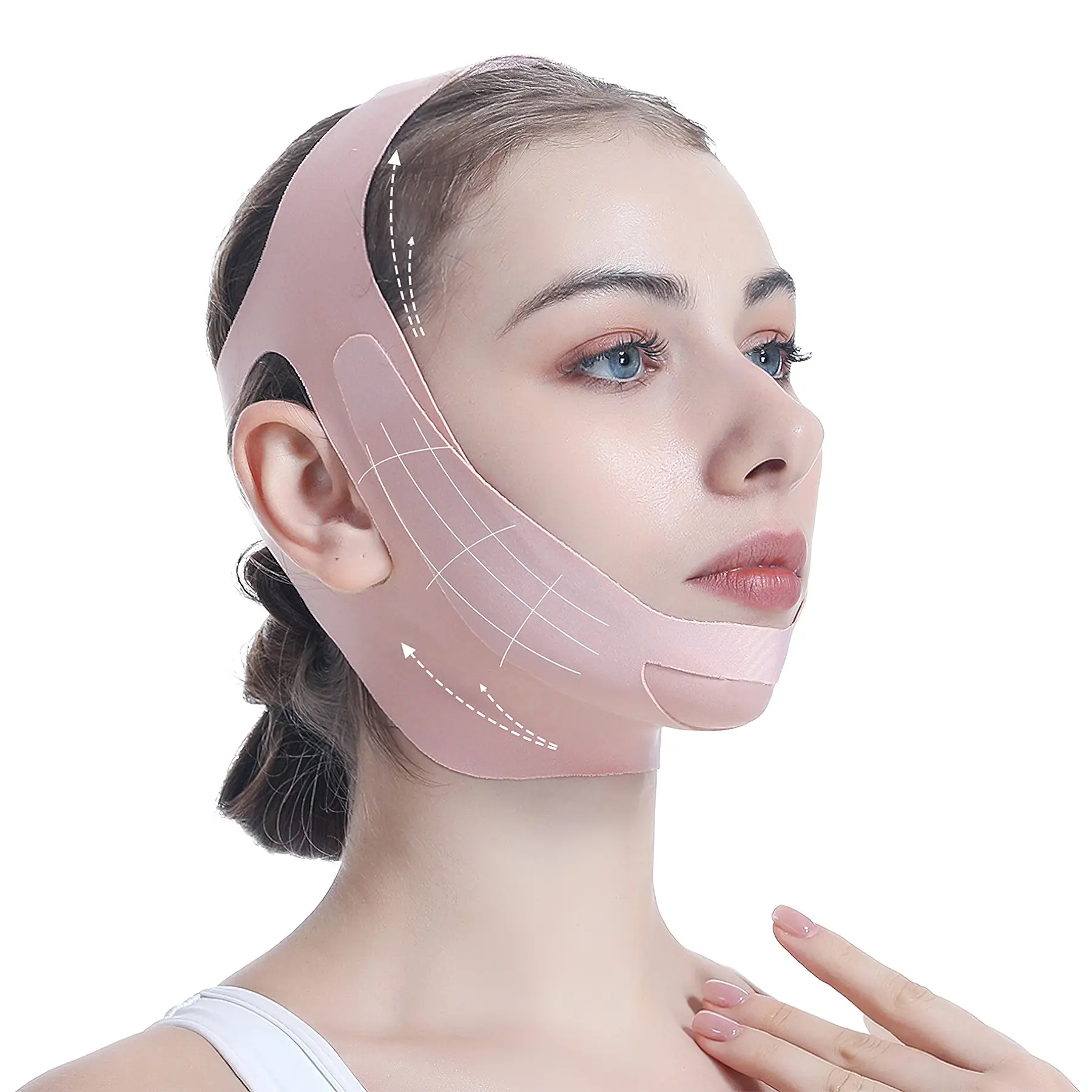 Adjustable Elastic Face Lifting Band, Sleep Pressure Strap, Chin Strap, Comfortable & Effective, Ideal for Daily Use