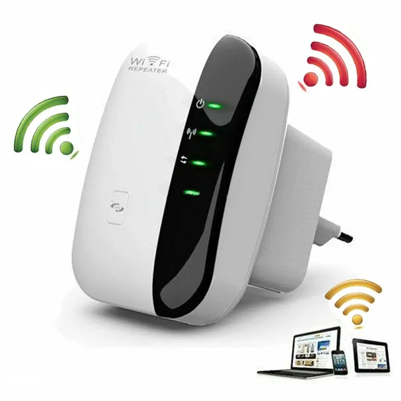2-Piece WiFi Repeater, High-Speed Network Signal Amplifier for Home Office (Computers & Office Network Components)