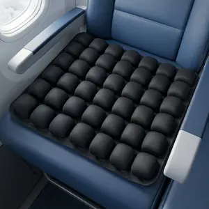 QtiCare Portable Inflatable Airplane Seat Cushion, Air Seat Pad for Airplane Seats, Travel, Car Seats, Office Chairs & Outdoor Seating