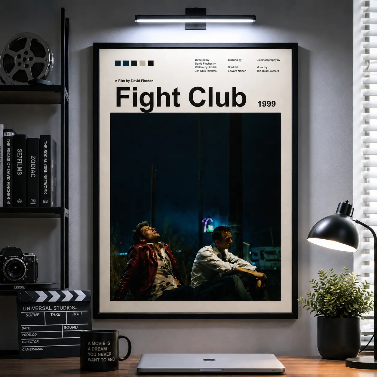 Fight Club Poster, Fight Club Print, Movie Print, Movie Poster, Living Room , Film Poster, Movie Art,  963 Decoration Artistic Ornaments Fight wall decor Movie related poster living room art film art poster Collectible movie poster