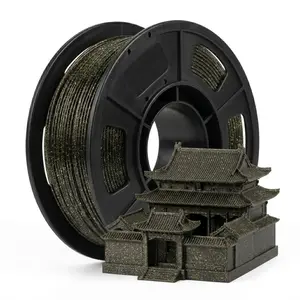 Upgraded Formula Pla Gold Sparkle Filament 250g 1.75mm, Low Warpage for Large Size Modeling, Ideal for 3D Printing Projects