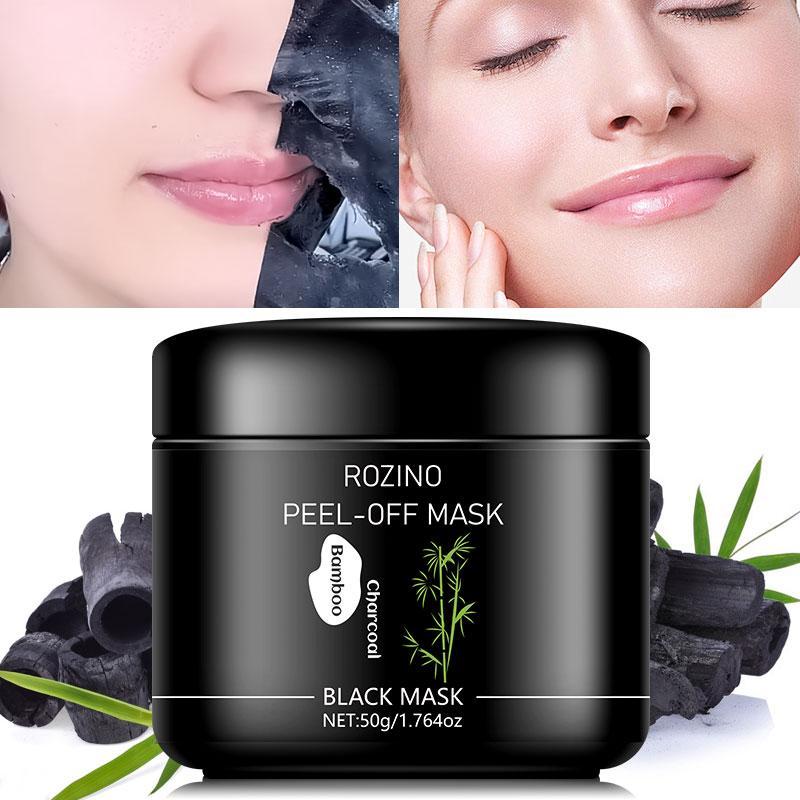 Black Charcoal Peel Off Mask, Strong Adsorption Facial Mask, Deep Cleansing Facial Mask, Facial Skin Care Product for Men & Women, Face Skincare