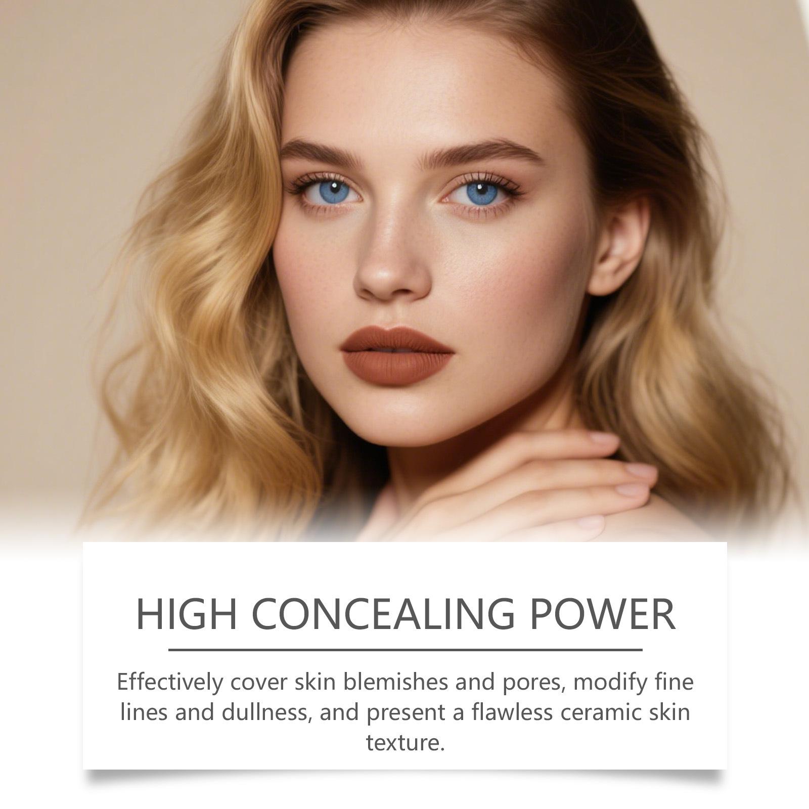 Magic Color Changing,Two-In-One Concealer Foundation Hybrid Color-Changing Foundation Stick,Ideal for Daily Makeup & Travel Use Cosmetic