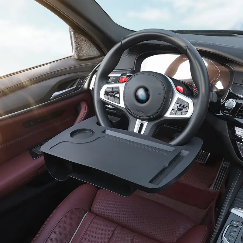 Portable Car Laptop Computer Desk Mount Stand Eat Work Car Steering Wheel Dining Table BracketDrink Food Coffee Tray Board