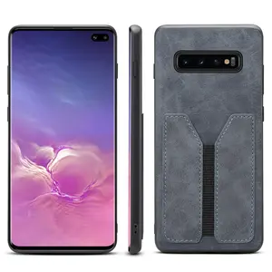 Compatible with S24U/A55/Note 20 Series | Full-Wrap Shockproof Anti-Drop Protective Case, Premium Faux Leather Material, Built-In Card Slot Wallet Design for Daily Use HNZ0073