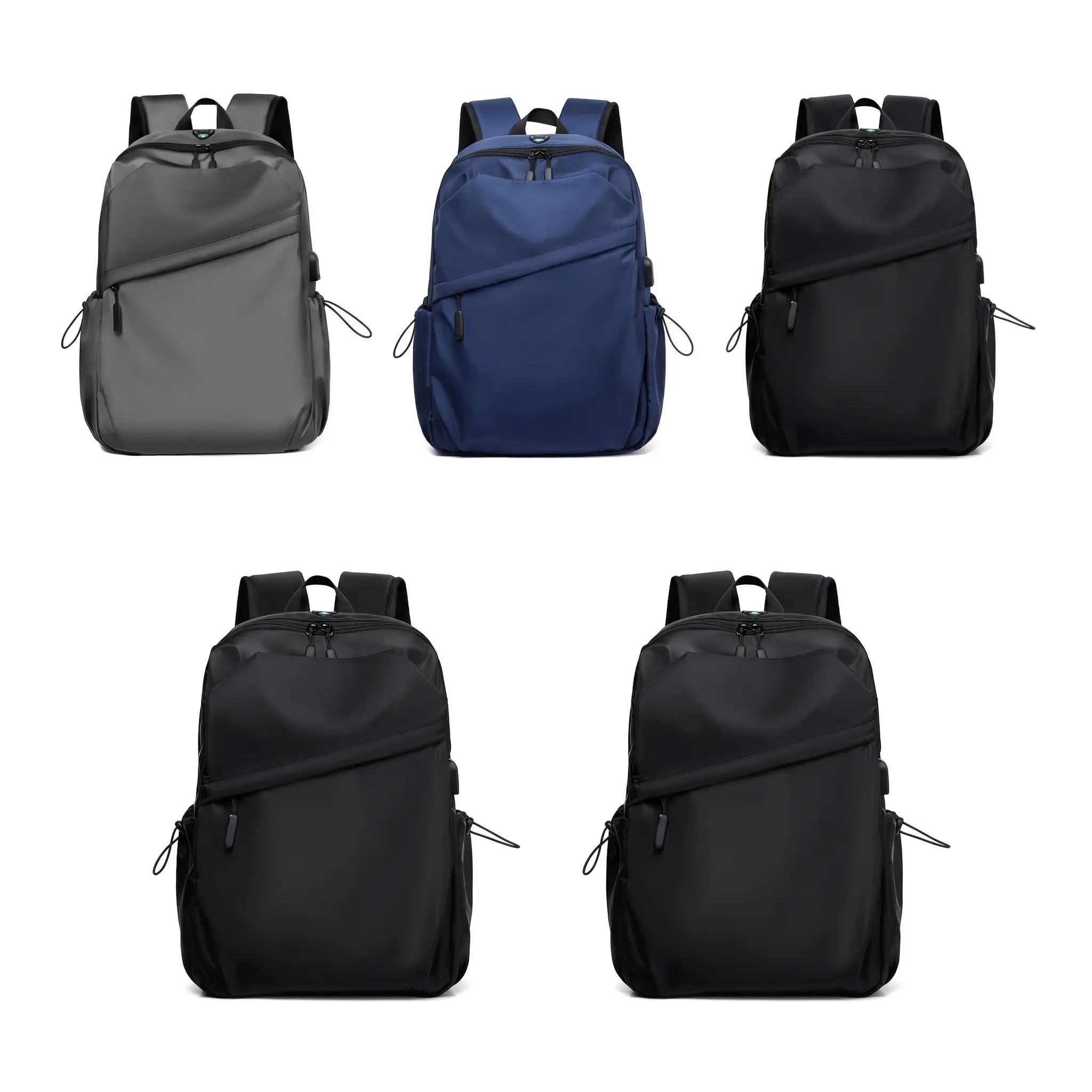 Unisex Backpack for School and Business, Minimalist Plain Nylon with 15-Inch Laptop Sleeve, Adjustable Straps & Large Capacity, Accessories, Zip, Casual, Backpacks For School, School Backpack,back to school,back to school haul