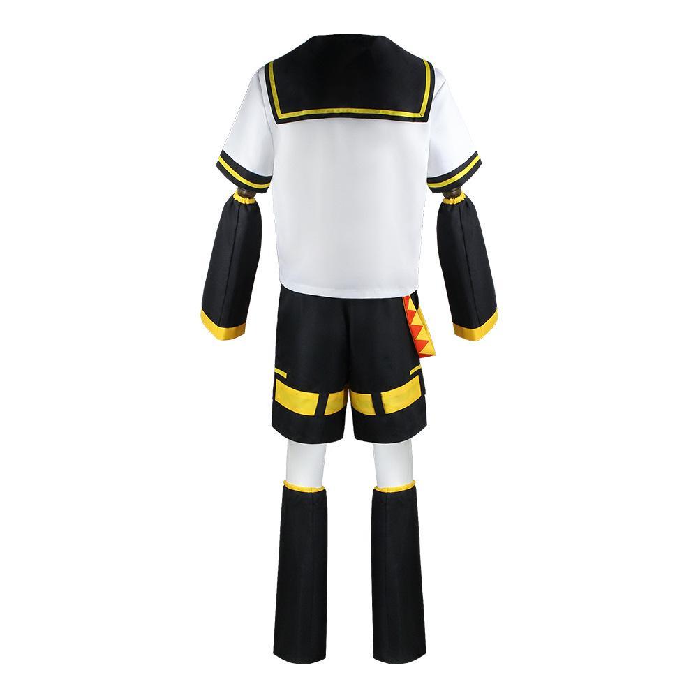Anime Rin Len Cosplay Costume Len Rin Cosplay Len Costume Kagamine JK Uniform for Halloween Comic Con Outfits # 1 # W.