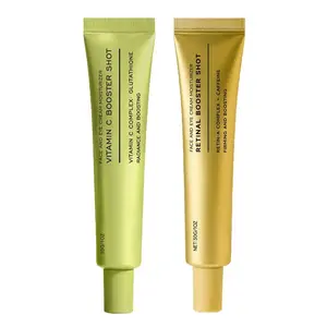 Booster Shot Skin Renewal Duo - Vitamin C & Retinal for Day And Night Radiant Brightening, Enhancing Glow, Pore Minimizing, Moisturizing, and Fades Dark Spots | 1 fl oz + 1 fl oz
