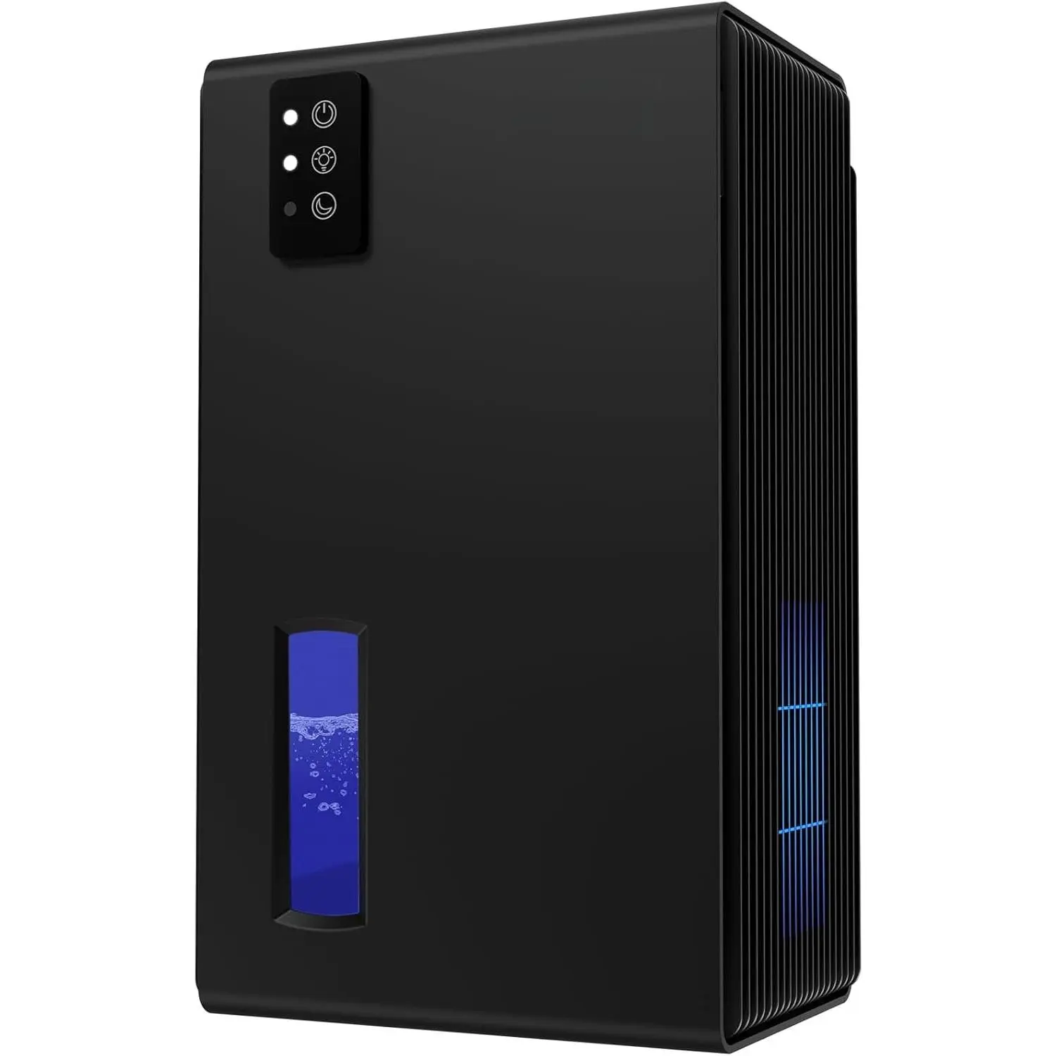Dehumidifiers for , 1000 Sq.Ft Dehumidifier with 95oz Water , Quiet Dehumidifier for Basement Bathroom Bedroom with 7-Color Ambient Light & Auto Shut Off, Black