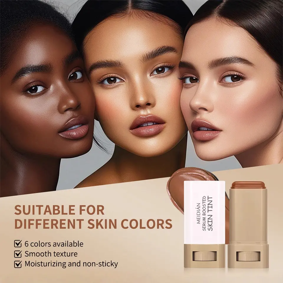 Viral Twist Concealer-Foundation Stick, Beauty Products with 1-Swipe Soft Focus Setting, Oil Control, Long-Lasting Full Coverage, Stick Form Swipe Apply