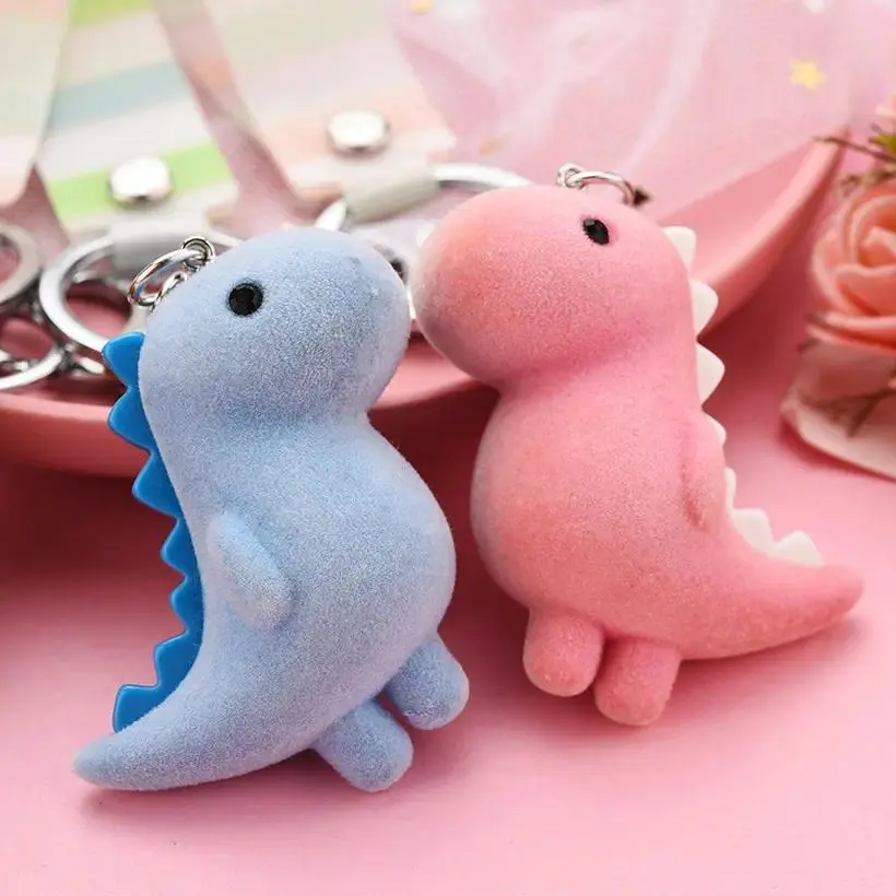 Whimsical Cute Cartoon Dinosaur Acrylic Keychain, Lightweight Decorative Bag Charm, Trendy Accessory For Car Keys, Backpacks And Lovely Gift For Kids