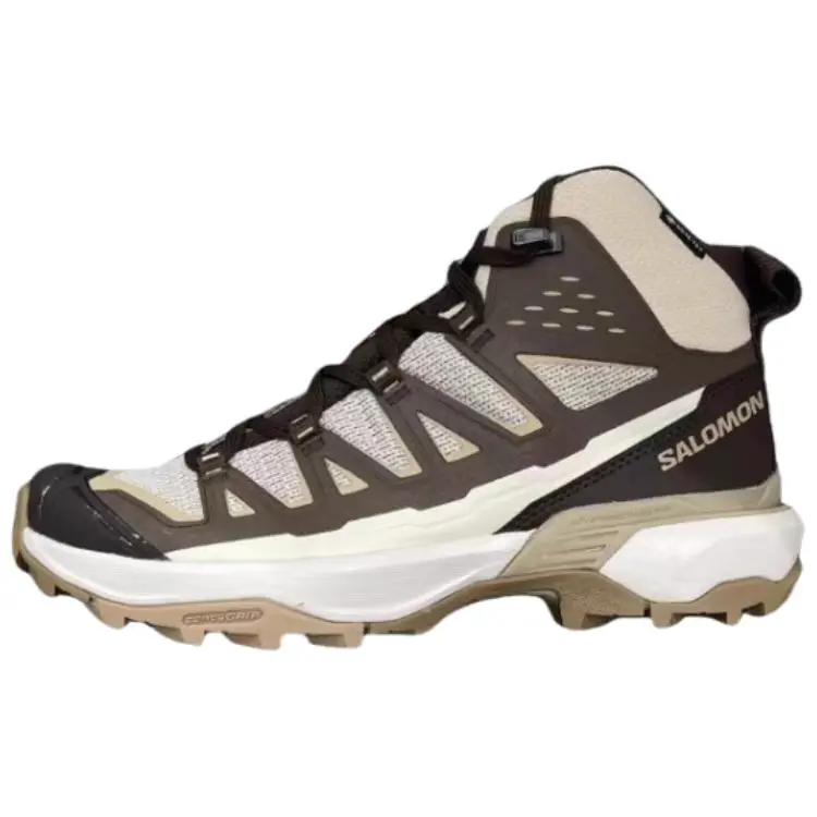 Women's Salomon X Ultra 360 Edge Mid GTX Waterproof Hiking Boots - Breathable Outdoor Shoes, Durable Outdoor Hiking, Lightweight Waterproof Hiking, Trekking Shoes, House White Official Maison Mihara Footwear