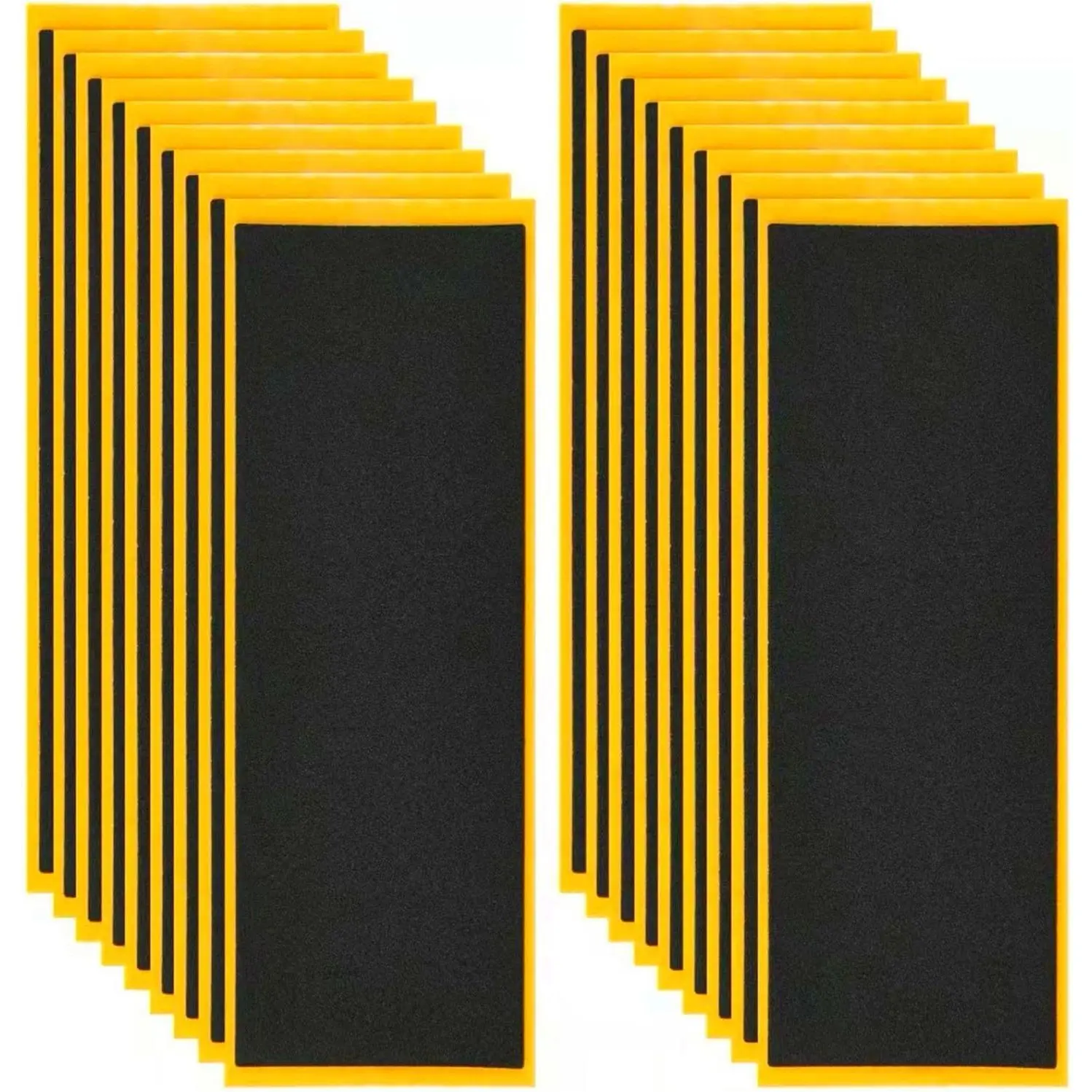 Fingerboard Grip Tape PRO Quality 8 Sheets Black Foam Strong Adhesive Stickers for Wooden Mini Skateboard 110mm x 38mm