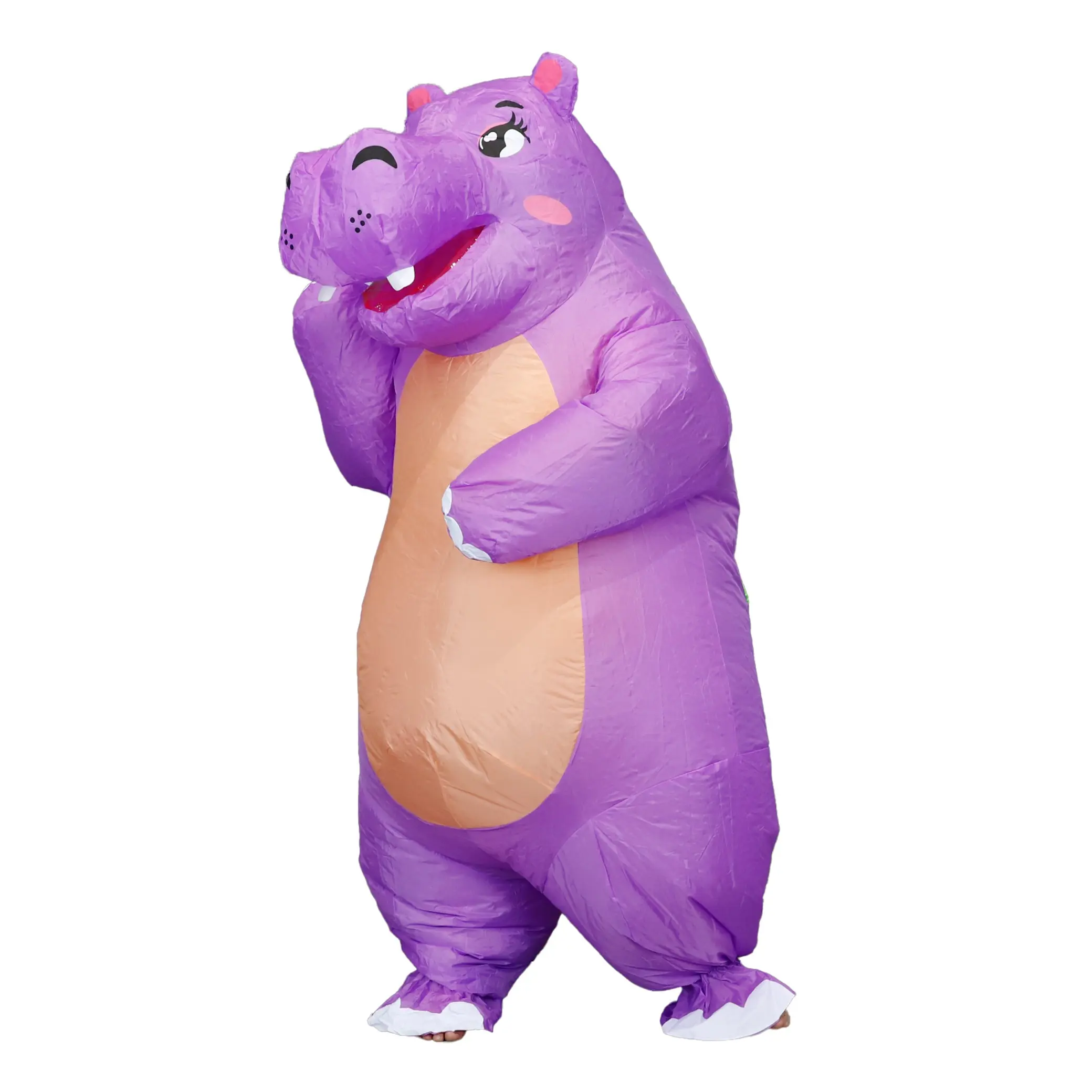 Inflatable Hippo Costume Adult Halloween Inflatable Costumes Funny inflatable Halloween Costumes (5.0ft-6.2ft to wear)