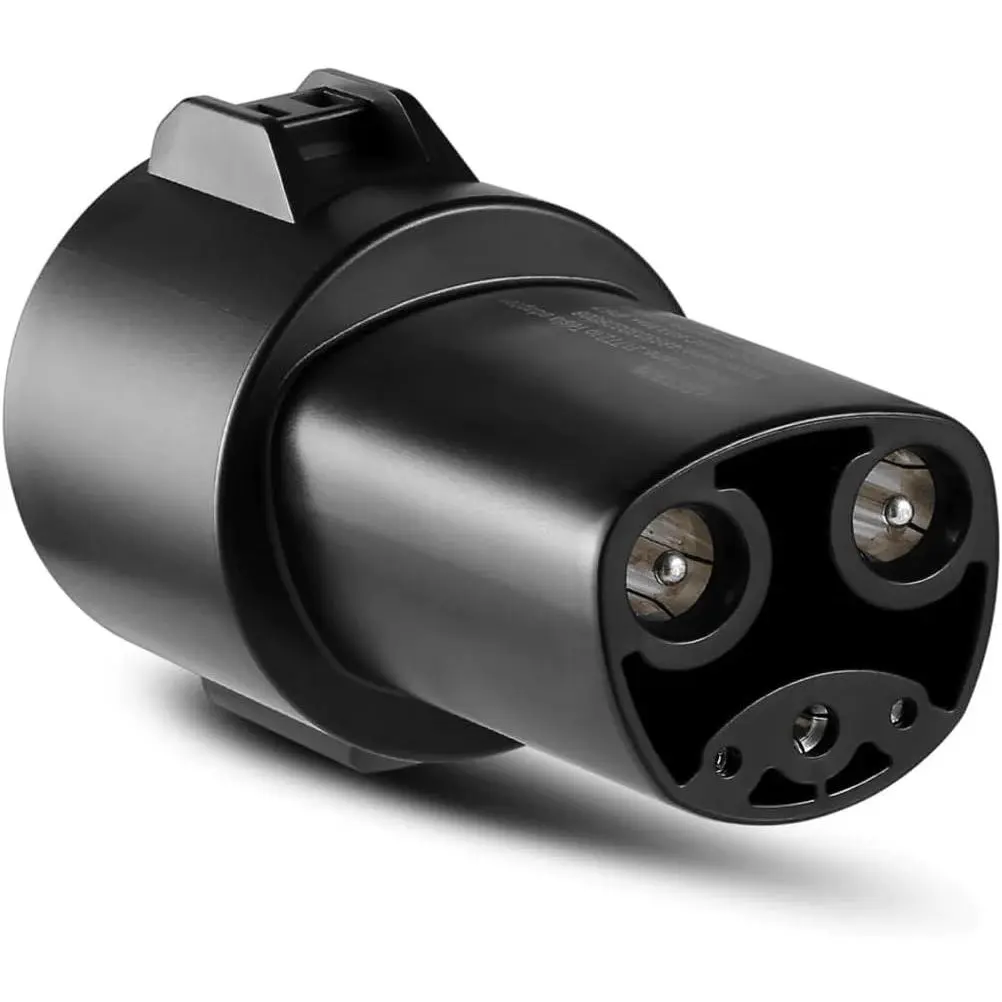 J1772 to Tesla Adapter 80 Amp (240V) - EV Charging Adapter Compatible with Tesla Model S/3/X/Y/Cybertruck and All Electric Vehicles in the NACS Alliance (Black)