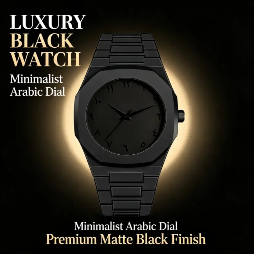 All- Minimalist Men's Watch, Octagonal Casual Timepiece, Stylish and Simple Design, Perfect for Everyday Wear