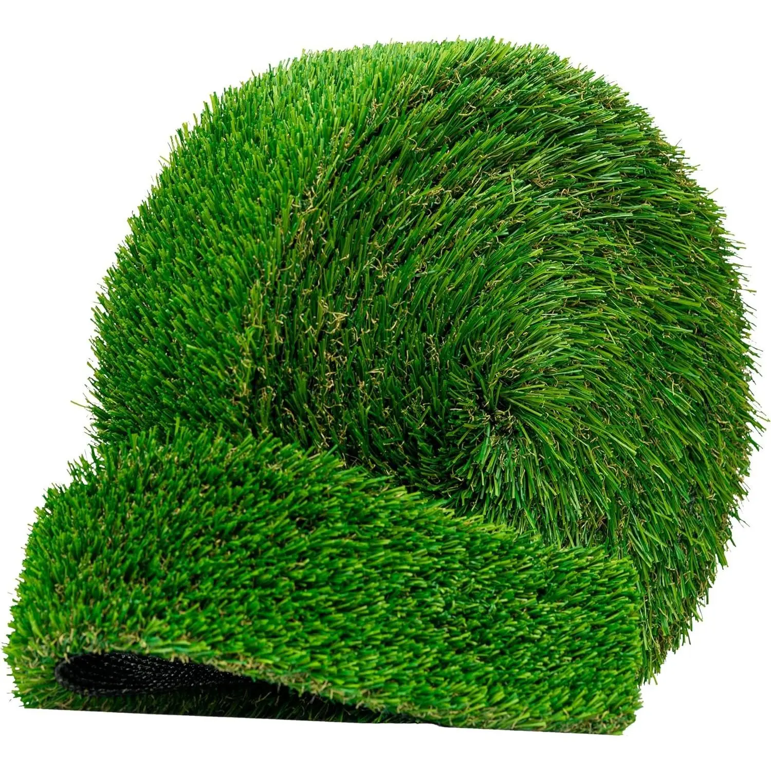 Decorative 4"x25' Artificial Grass Strip, 1" Thick Realistic Synthetic Turf for DIYers, Pre-Cut Roll for Indoor/Outdoor Easy Installation & Creative Kitchenware Placemat/Coaster Projects