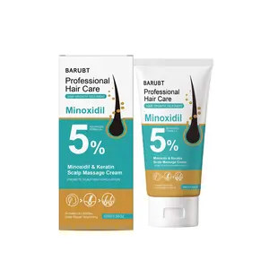 5% Minoxidil Hair Growth Scalp Massage Cream, Contains Keratin and Ginger, Unisex, Prevents Hair Loss, Repairs Follicles, Promotes Rapid Regrowth