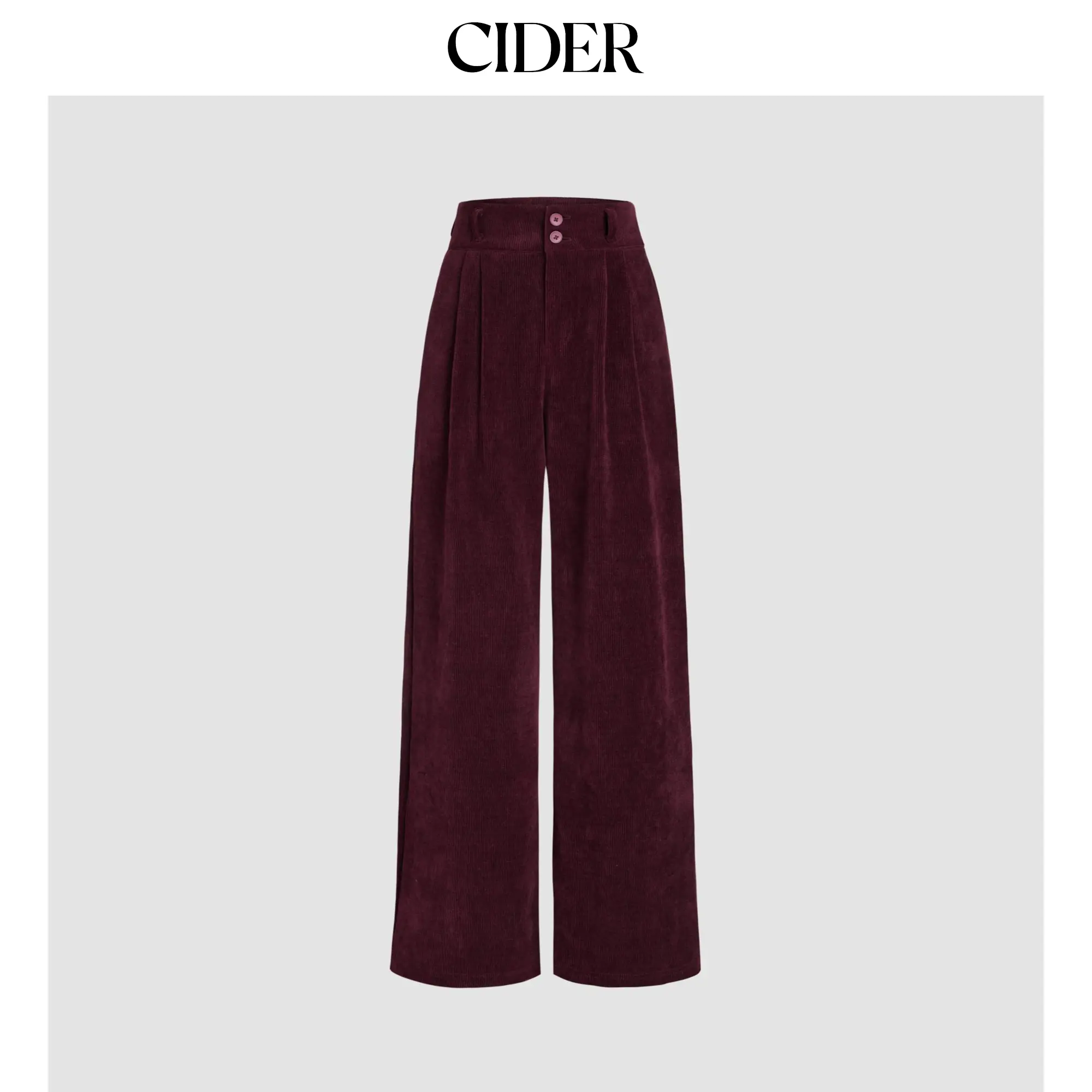 Cider Corduroy Cropped Pleated Trouser Cider Corduroy Cropped Pleated Trouser