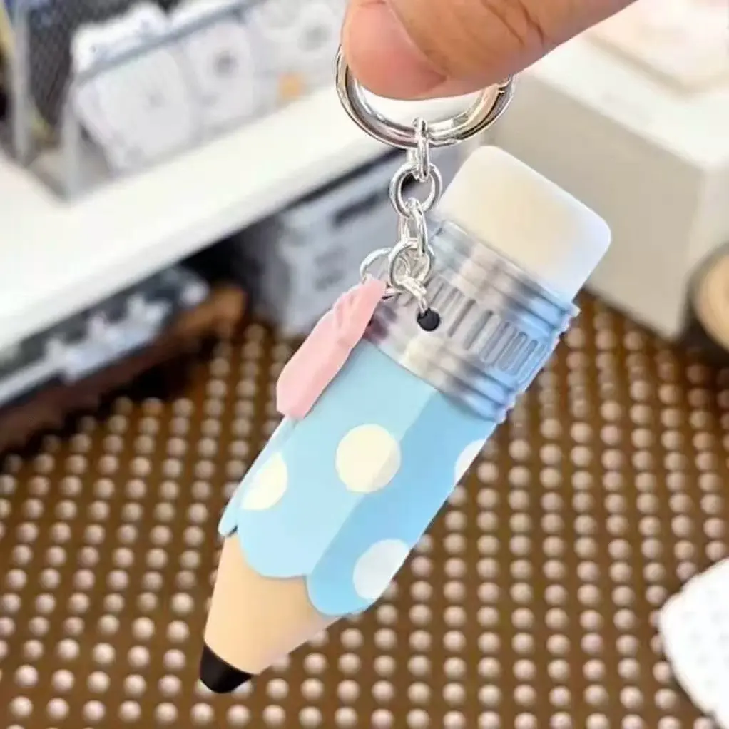 Cute Click Stress Relief Toy Multifunctional Pencil Keychain with Practical Writing Pen, Adult Anxiety Relief Finger Clicker, Home Office Travel Gift