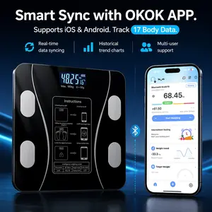 Smart Body Fat Scale, Body Composition Scale, Digital Weight Scale, Bathroom Scale, Scales for Body Weight, Max 400lb/180kg, Connect APP, Record Analysis, Bmi, Home Fitness, Women's Gift, Accurate Digital Scale, Bmi Scales Digital Weight And Body Fat