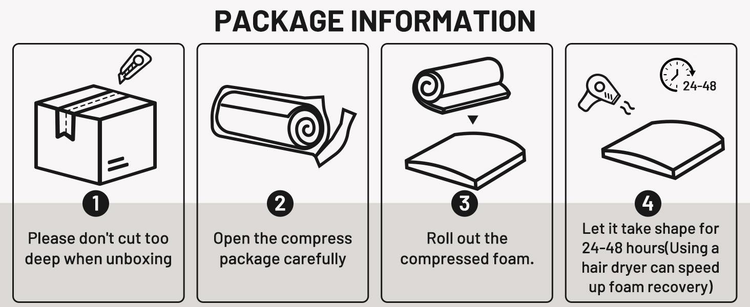 Couch Cushion for Sagging Seat – 3 Pack 20x20x3.15 Inch Sofa Cushion Board Saver & Insert for Saggy Couch or Chair, Quick No-Tool Install with 40D High Density Foam