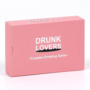 drunk lovers drinking game card, couples drinking game card, party game cards, entertaining game for promoting relationship, gaming gift, boyfriend gift, valentine's day gift idea