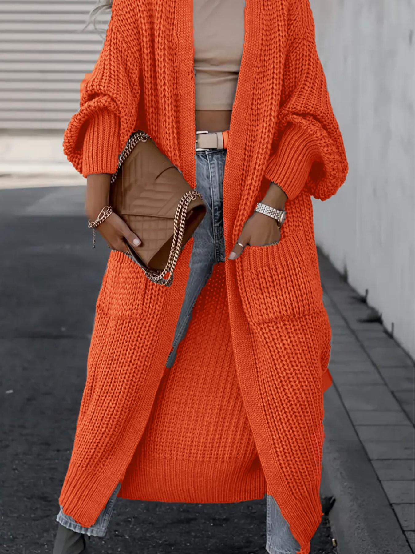Women's long cardigan everyday outfit