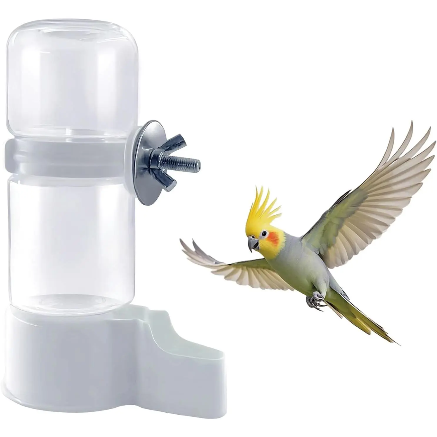 Bird Automatic Water Dispenser,Bird Cage  Drinking Device,Automatic Parrot Water Feeder,Budgies, Birds, Love Birds, Canary Drinking Fountains