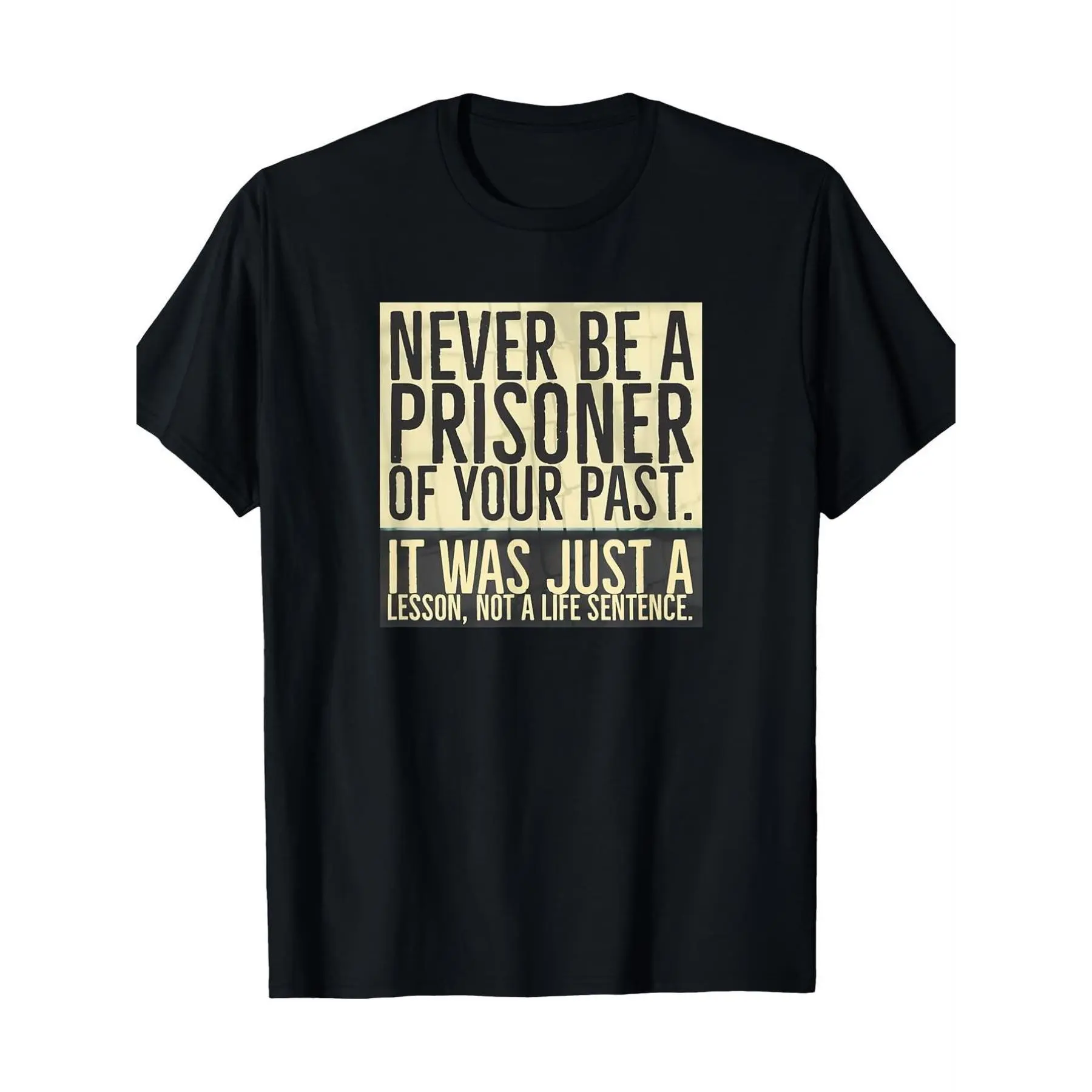 Men's Heavyweight Cotton Short-Sleeve T-Shirt - Classic Menswear Top, Casual Vintage Style with Sobriety Slogan, Alcohol Recovery Anniversary Gift, Round Neck, Skin-Friendly Thickened Option for Outdoor Use, Casual Fit