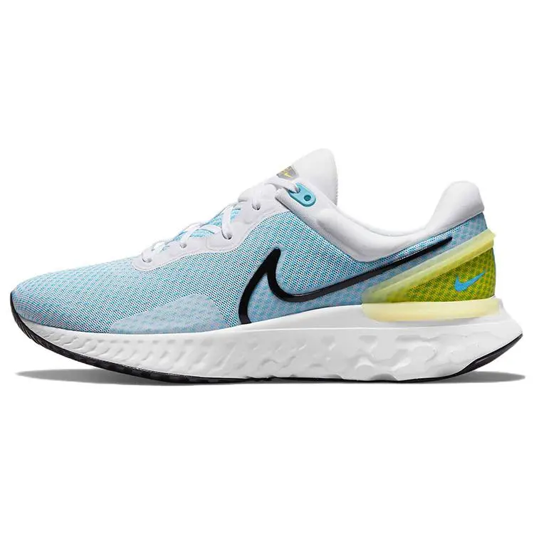 Nike React Miler 3 Men's Running Shoes – Round-Toe, Durable, Breathable, Supportive, Low-Top Verifiable, with credentials and supporting global authentication