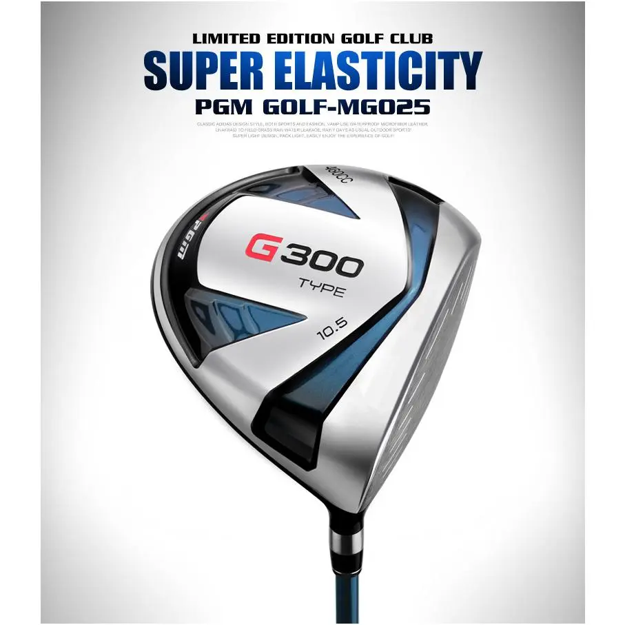 PGM MG025 G300 GOLF DRIVER 10.5 Degree 460CC Limited Edition Super Elasticity High Forgiveness Carbon Shaft Right Handed Beginner Men's Golf Club