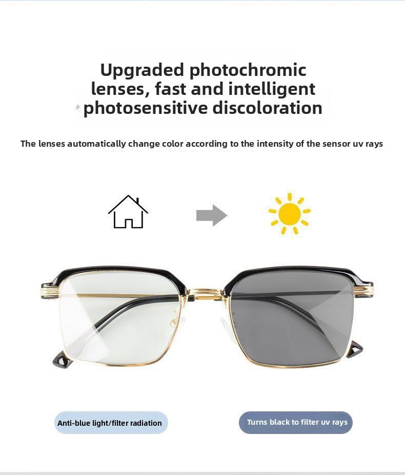 Auto-Adjusting HD Reading Glasses-Anti-Blue Light, UV Protection |   Perfect for Work, Travel & Everyday Comfort