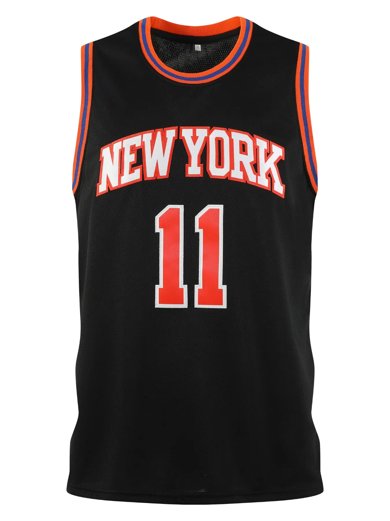 Men's 11 Black Basketball Sports Style Jersey, Embroidery Sportswear, Casual Short Sleeve Tank Top, Fitted H-Type, Long Clothing, Plain Surface, Sporty Sports Top
