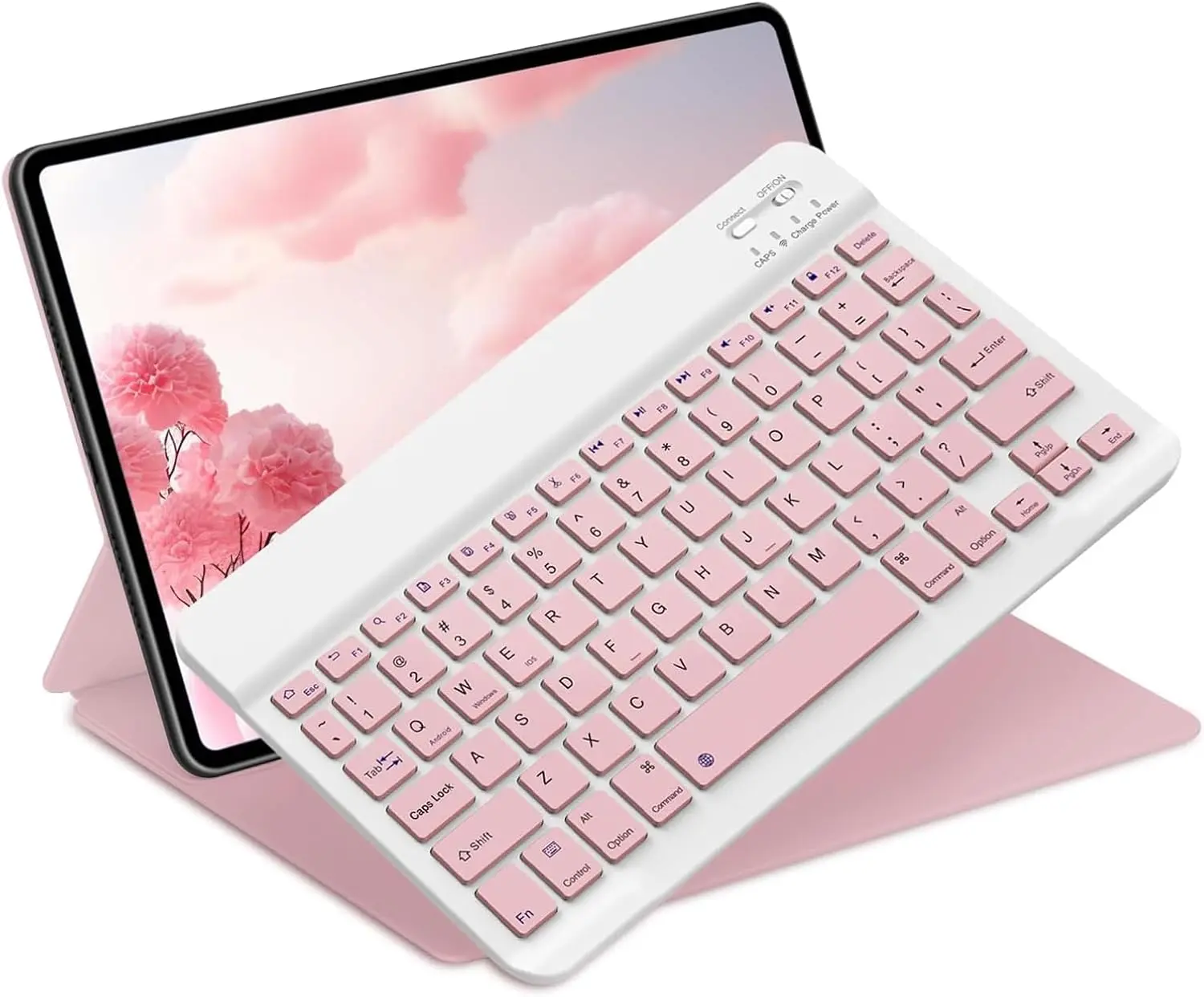 Bluetooth Keyboard for iPad A16 11th 10th Generation, iPad Pro 13/12/11/10/9/8/7 inch, iPad Air 13/11th Gen, iPad mini Tablets, etc.- Slim Wireless Portable Travel Office Computer Accessories
