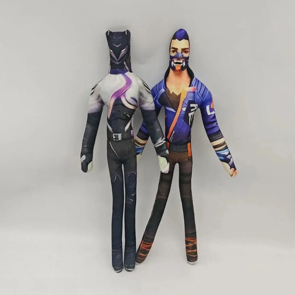 2026 Hot Valorant Anime Game Plush Toy - About 26cm, Flexible with Body Wire, Various Postures, Vyse & Yoru Cosplay Character Plushie Doll, Anime & Manga Collectible for Toys & Hobbies Enthusiasts