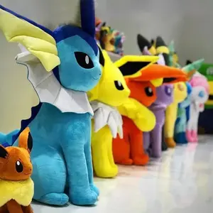 New Pokemon Plush Toy Eevee Family Evolution Flareon Vaporeon Jolteon Espeon Umbreon Glaceon Leafeon Sylveon Peluche Kids Gifts