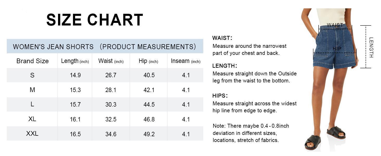 Danedvi Women's Casual Jean Shorts High Waisted Denim Shorts Wide Leg Summer Shorts with Pockets