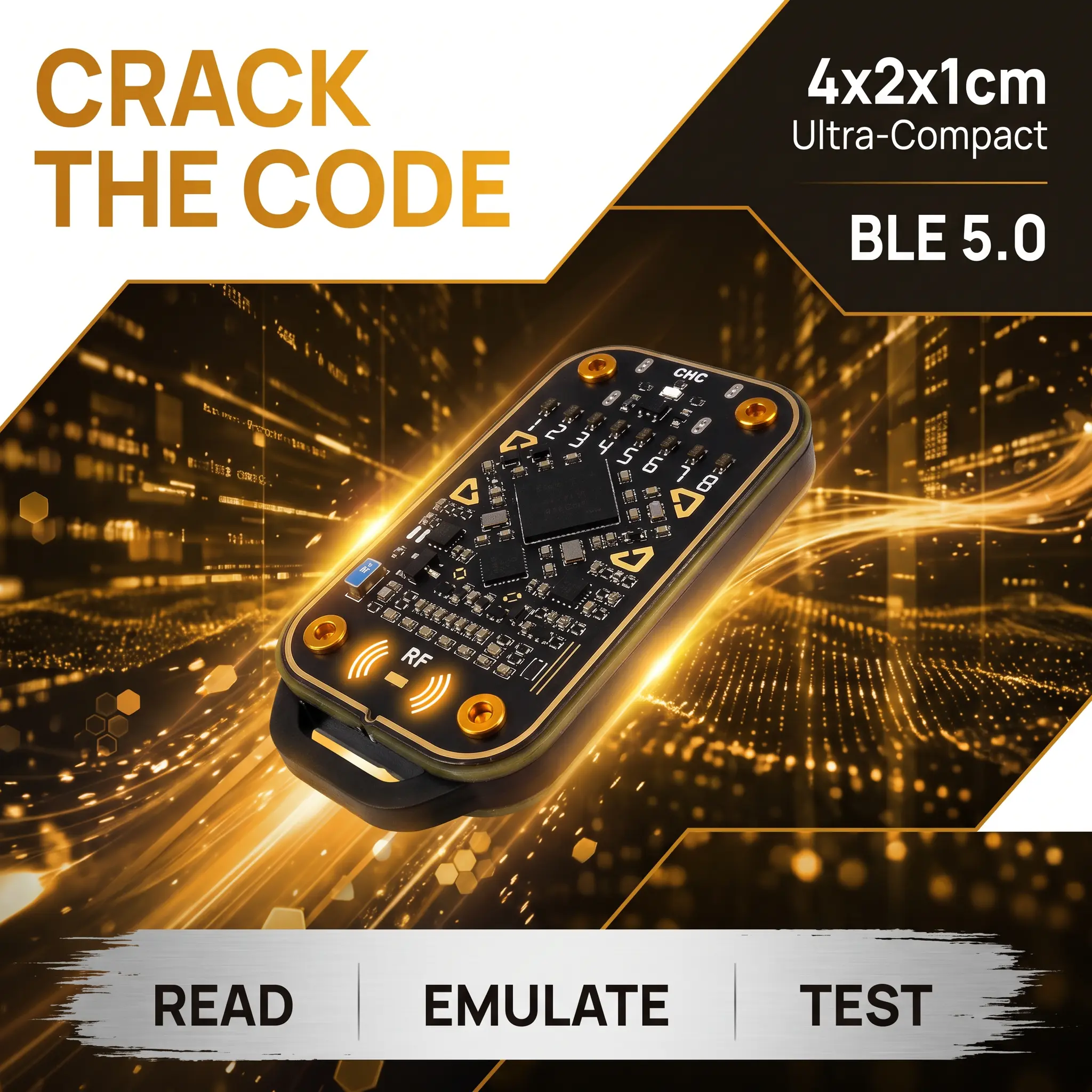 Bluetooth Smart Card Reader Tool, Portable Access Control Card Detector & Testing Equipment, Updated Reset Version for Professional Authorized System Testing & Daily Maintenance Work