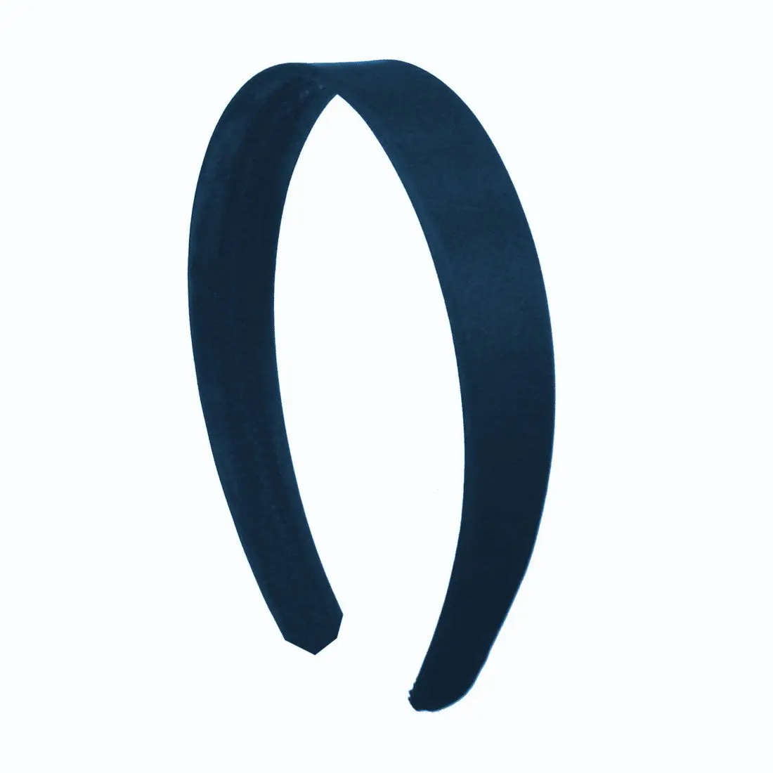 1 Inch Satin Hard Headband, Navy Blue | Fashion Hair  for Women & Teens