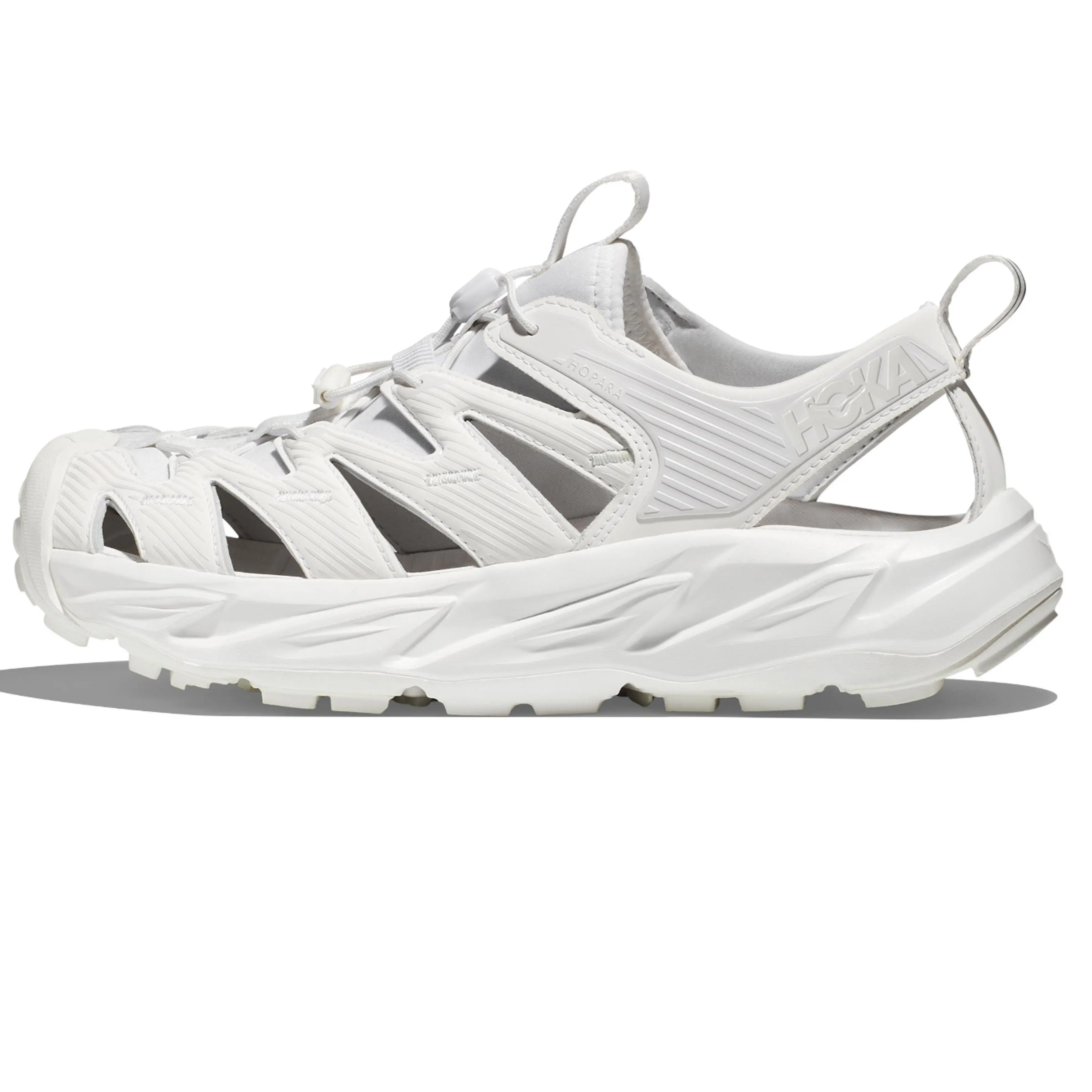 HOKA ONE ONE Hopara OG Athletic Sandals for Men and Women – White Water-Resistant Trail Sandals Verifiable, with credentials and supporting global authentication