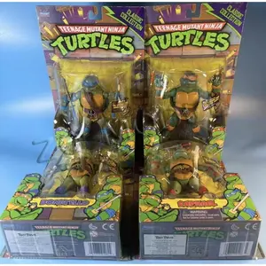 4-Piece Set Leonardo, Raphael, Donatello, and Michelangelo Action Figures (Articulated Joints) — Collectible Display Pieces & Gifts