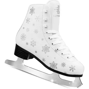 Women's/Girls Figure Ice Skates - Youth Figure Skating Shoes with Size Expansion Comfortable Durable Safe for Indoor Outdoor Sizes 5 6 7 8 9 10