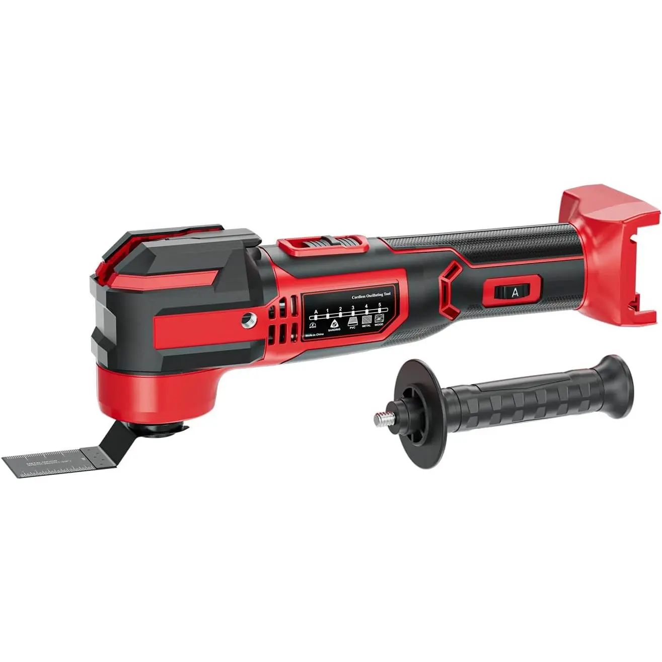 Brushless Cordless Orbiting Multi Work Tool (Milwaukee 18V Battery Compatible) - 21000 OPM, 0 Clearance Cut, Variable Speeds, 4.5° Fast Cut, Low Vibration, Woodcutting Blades (Power Oscillating Tool Only), Work Tools