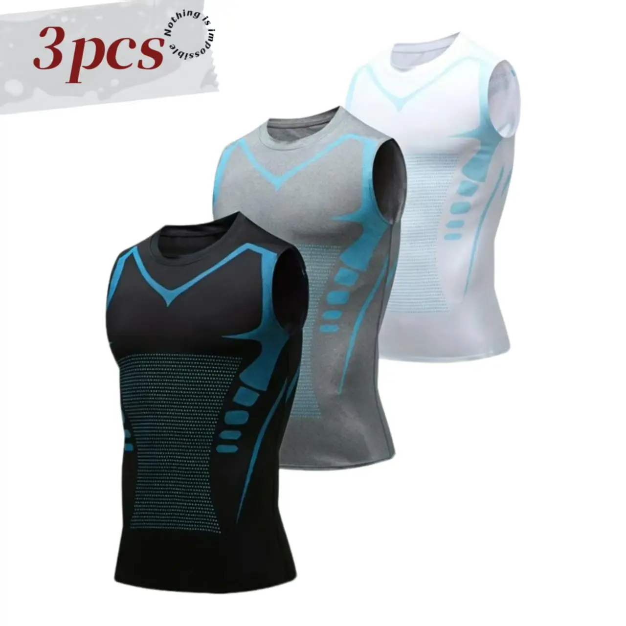 Men's Sleeveless Compression Tank Top, Tight Shaping Basketball Jersey, American Style Training Vest, Moisture-Wicking & Quick-Dry, Ideal for Sports & Outdoor Activities