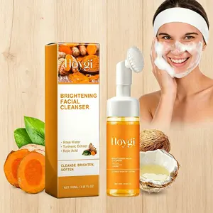 Turmeric Gentle Hydrating Cleanser, Mild Exfoliation for Dead Skin Cells, Daily Oil & Dirt Removal, Suitable for Oily, Acne-Prone Skin, Unisex Facial Care