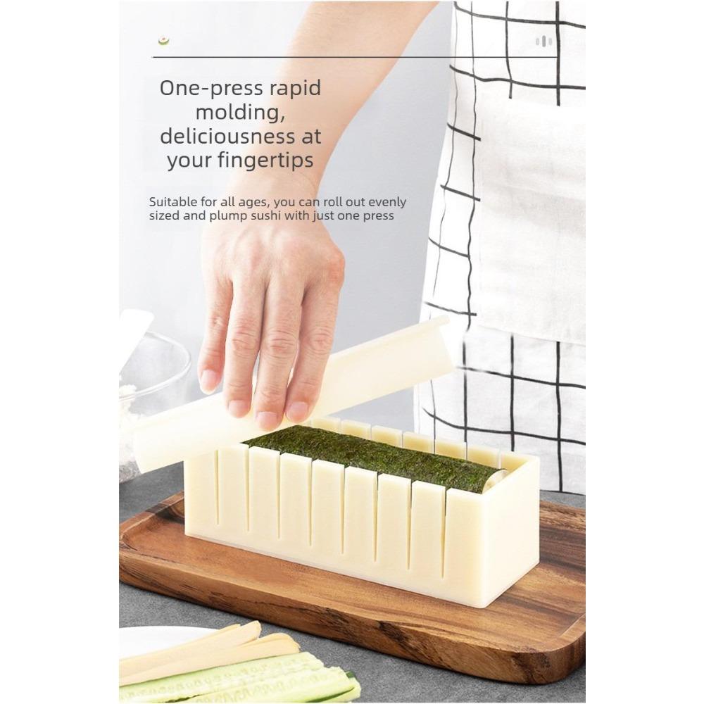 Household Sushi Mold Tool Set, Easy Seaweed Rice Roll & Nori Sushi Maker Kit, Complete All‑in‑One Sushi Making Set Perfect for Home Cooking & DIY Meals